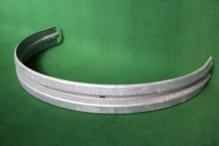 Schutzplanken-Holm Profil B, Radius 1,25m (180°)